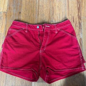 Red dickies shorts size 27
